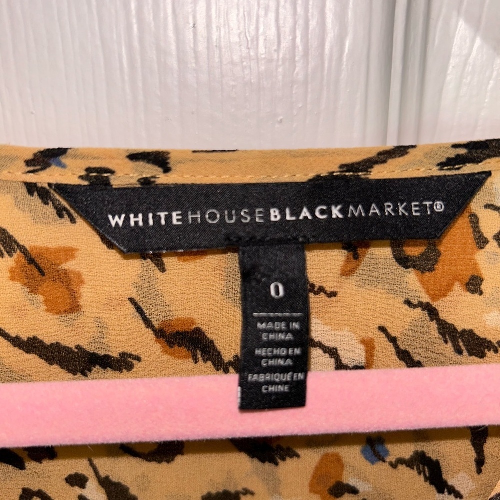 White House black market animal print dress - Picture 8 of 8